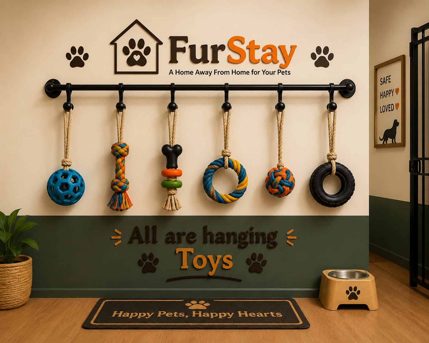 FurStay Indoor Toys wall infrastructure